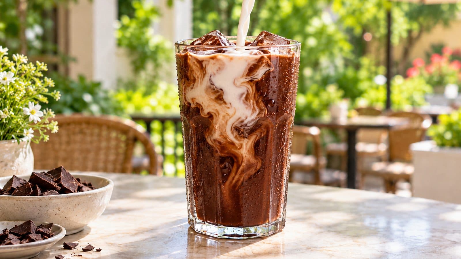 Cold Chocolate Drink for Cafes: One Sachet, Served Iced All Year