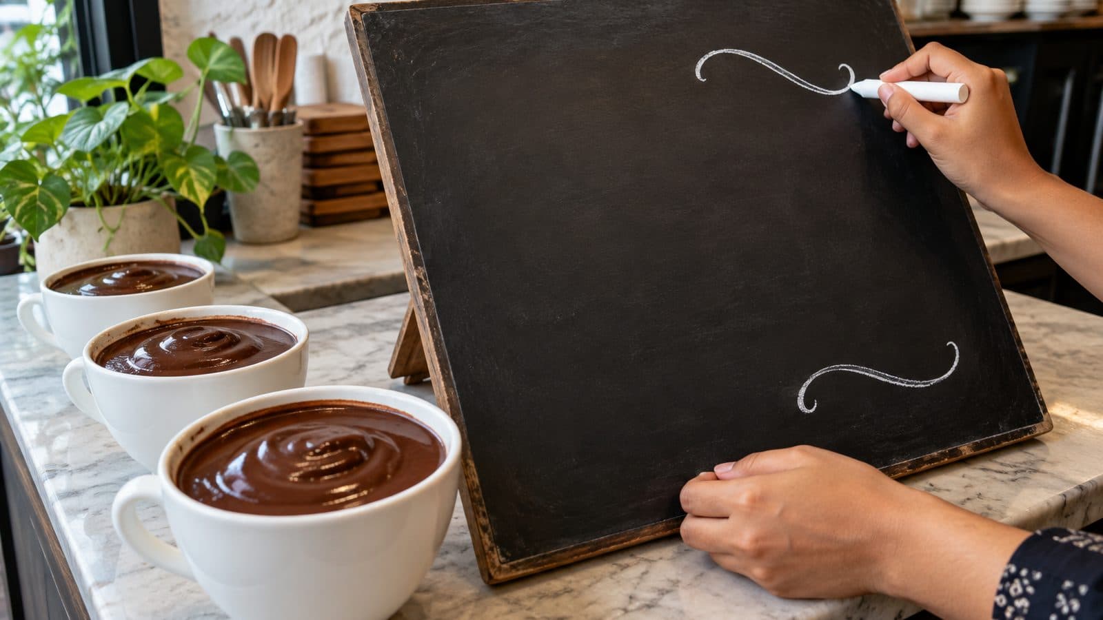 Hot Chocolate Menu Template for Cafes